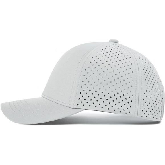 Mens Quick Dry Baseball Cap Mesh Snapback Hat Breathable Curved Brim Fit - Picture 2 of 7